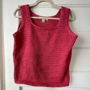 Vintage Hot pink sweater tank